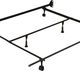 Beaudoin Deluxe Metal Bed Frame with Casters for Twin-Full-Queen Bed-1