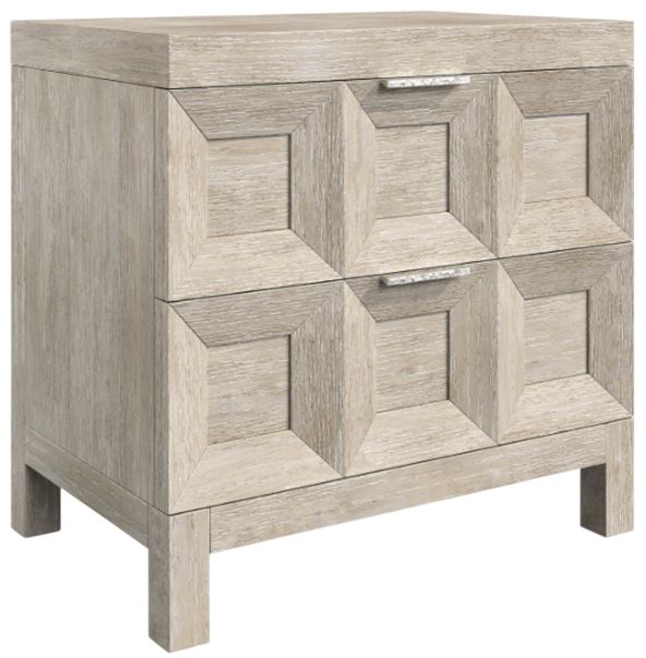 Bernhardt Prado Tawny 2-Drawer Nightstand-0