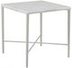 Tommy Bahama® Outdoor Seabrook Oyster White Square End Tablewith Glass Top-0