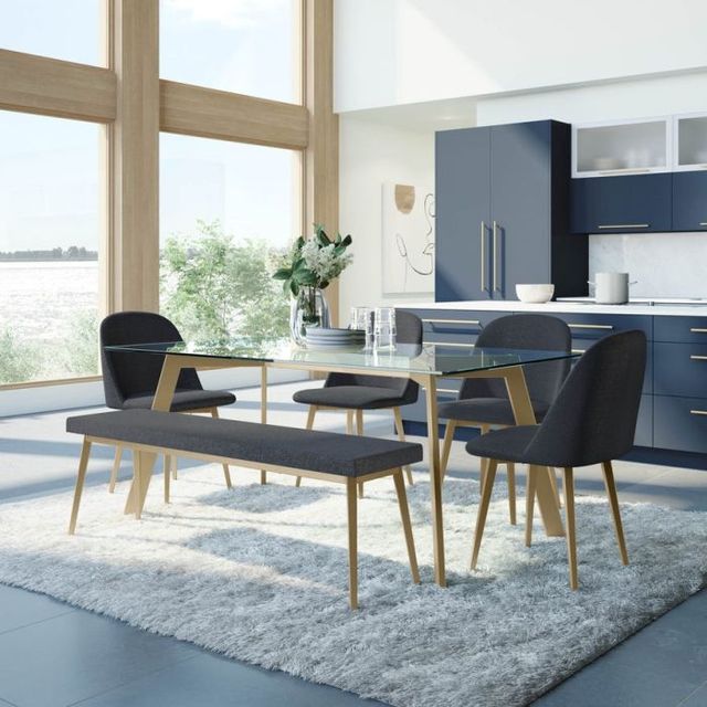 Amisco Customizable Benson 60'' Dining Bench-1