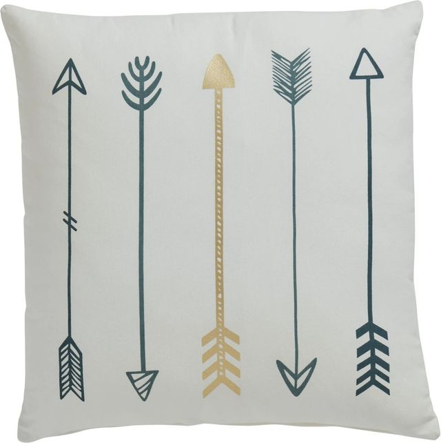 Signature Design by Ashley® Gyldan 4-Piece Gold/Teal/White Pillow-0