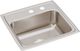 Elkay Lustertone® Classic Lustrous Satin 19" x 18" x 7-5/8" MR2-Hole Single Bowl Drop-In Sink-0