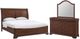 Elements International Phillipe 3-Piece Cherry Queen Bedroom Set-0