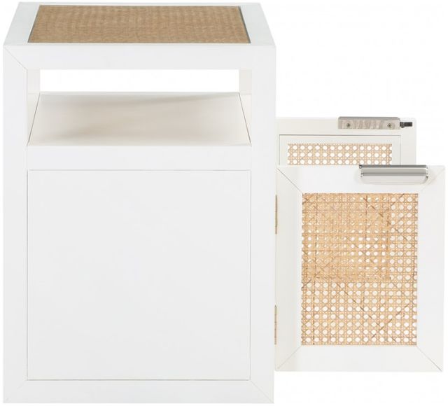 Meridian Furniture Cole White Nightstand-2