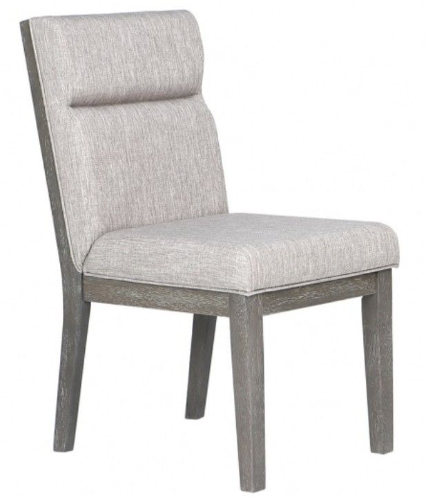 Winners Only® Sanford Charcoal Oak Upholstered Side Chair-0