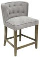 Nest Home Collections Charlie Anew Gray/Gray Wash Counter Stool-0