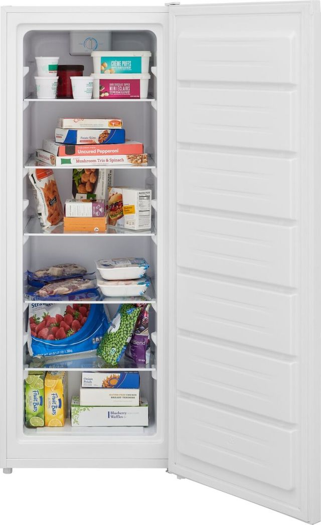Frigidaire® 22" 7 Cu. Ft. White Garage Ready Upright Freezer-3