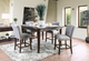Furniture of America® Schoten 2-Piece Antique Dark Oak/Gray Counter Stool Set-1