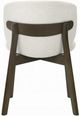 ACME Furniture Mallin 2-Piece Gray/Walnut Upholstered Dining Side Chair Set-5