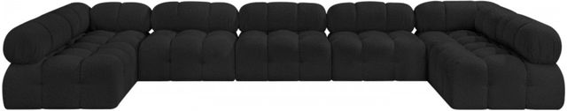 Meridian Furniture Ames 7-Piece Black Modular Sectional-1