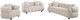 Coaster® Whitney 3-Piece Pebble Fabric Upholstered Sofa Set-0