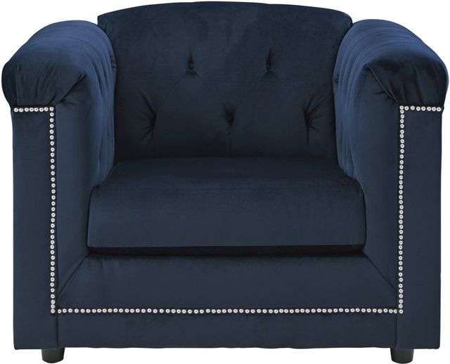 Signature Design by Ashley® Josanna Navy Chair-1