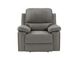 Gris Power Leather Recliner-2