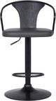 Armen Living Eagle Grey Adjustable Bar Stool-1