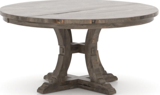Canadel Customizable Champlain Shadow Washed Round HU Base Dining Table-0