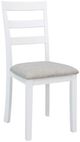 Signature Design by Ashley® Stonehollow 6-Piece Gray/White Dining Set with Bench-3