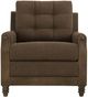 International Furniture Direct Xel-Ha II Brown/Dark Hay Armchair-3