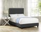 Elements International Erica Charcoal Upholstered Full Platform Bed-3
