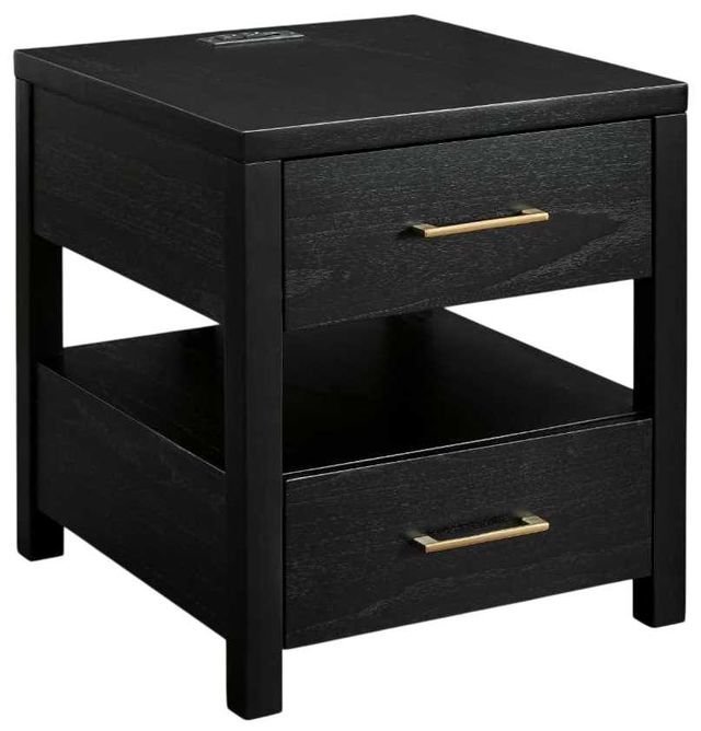 Signature Design by Ashley® Winbardi Black End Table-0