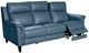 BarcaLounger® Kester Masen Bluegray Leather Power Reclining Sofa-1
