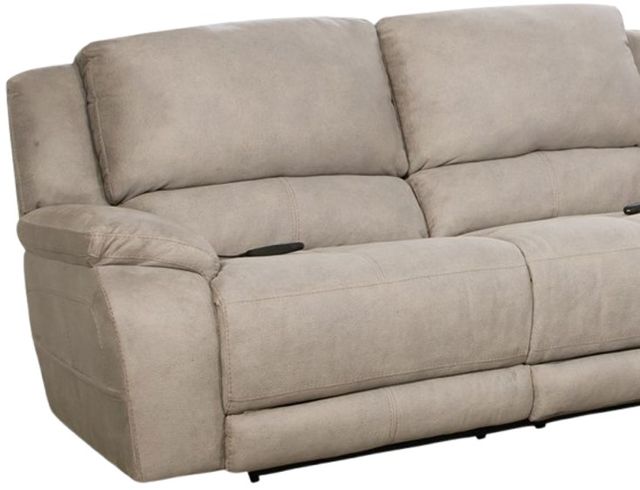 HomeStretch Explorer Nickel 3-Piece Power Reclining Sectional-1