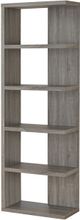 Coaster® Harrison Weathered Grey 5-Tier Bookcase-0