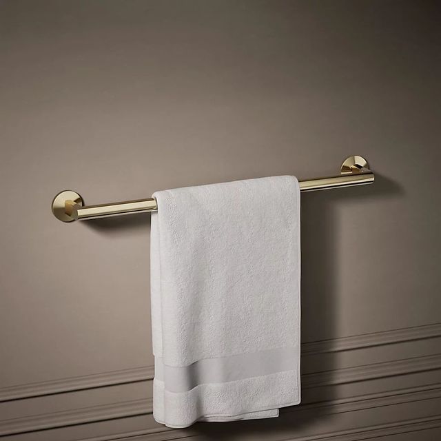 KOHLER® Components® Vibrant French Gold 24" Towel Bar-1