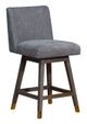 Armen Living Basila Gray Oak Swivel Counter Stool-0