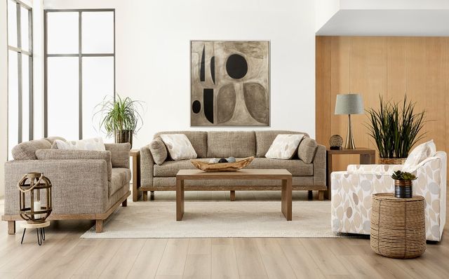 Hughes Furniture® 24200 Snuggy Taupe Loveseat-1