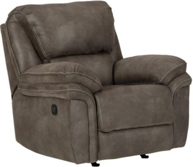 Benchcraft® Trementon 3-Piece Graphite Living Room Set with Reclining Sofa-3