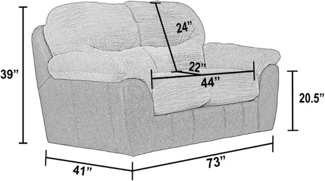 Jackson Furniture McMahon Bark Glider Loveseat-3