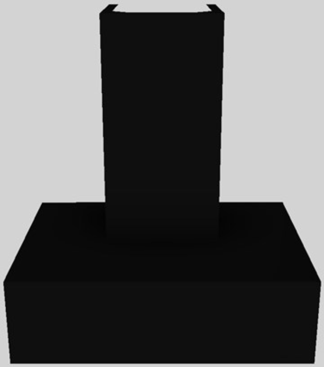 Vent-A-Hood® 30" Black Contemporary Wall Mounted Range Hood