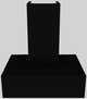 Vent-A-Hood® 30" Black Contemporary Wall Mounted Range Hood-0