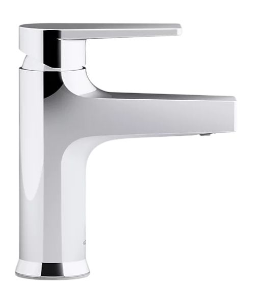 KOHLER® Taut® Matte Black Single-Handle Bathroom Sink Faucet-1