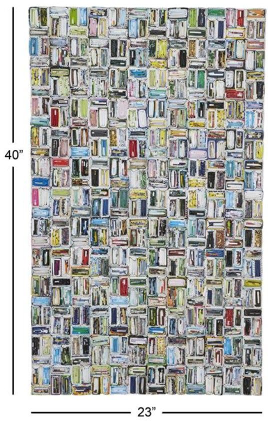 Deco Marche Paper Abstract Multi Colored Wall Art-1