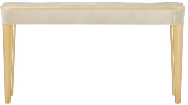 Michael Amini® La Terrazza Silver Mist Console Table with Champagne Base-3