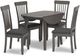 Signature Design by Ashley® Shullden Gray Drop Leaf Dining Table-4