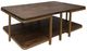 International Furniture Direct Onix Mahogany Brown Cocktail Table-0