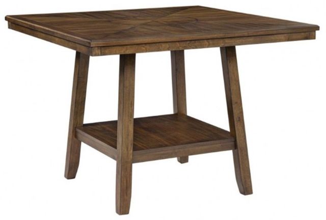 American Wholesale Furniture Seneca 6-Piece Brown Dining Set-1