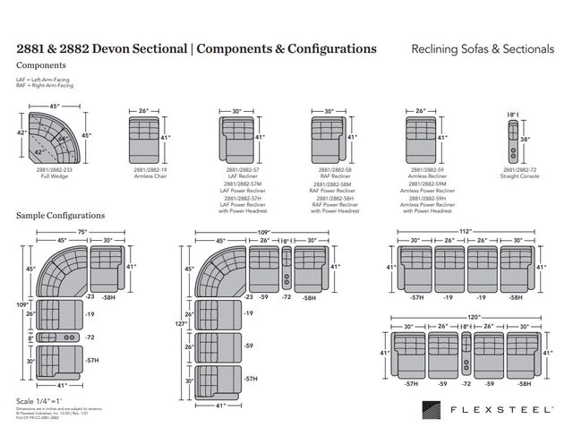 Flexsteel® Customizable Devon 6-Piece Manual Reclining Sectional-2