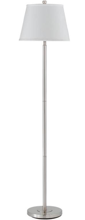 Cal® Lighting & Accessories Andros Brushed Steel Floor Lamp-0