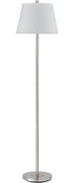 Cal® Lighting & Accessories Andros Brushed Steel Floor Lamp-0