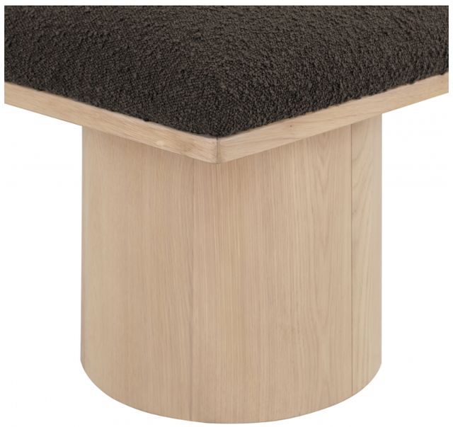 Meridian Furniture Pavilion 3-Piece Brown/Natural 47" Modular Bench Set-3