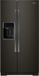 Whirlpool® 36 in. 20.6 Cu. Ft. Fingerprint Resistant Black Stainless Counter Depth Side-By-Side Refrigerator-0