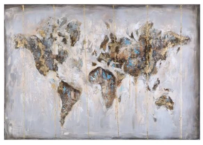 Yosemite Home Decor Map in Neurals Wall Art - Thumbnail 3
