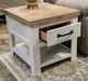 Signature Design by Ashley® Savonport Brown/White Rectangular End Table-1