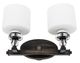 YHD Mitchell Peak Oil Rubbed Bronze 2-Light Vanity Lighting-3