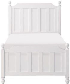 Mazin Furniture Wellsummer 4 Piece White Twin Bedroom Set-1