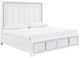 Lit de rangement rembourré grand Chalanna de Signature Design by Ashley® - Blanc-0