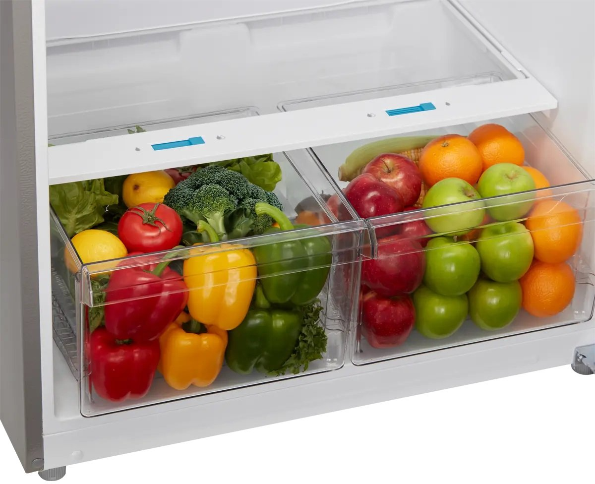 Midea® 30 in. 20.5 Cu. Ft. Stainless Steel Top Freezer